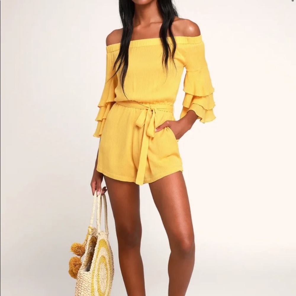 Lulu’s Romper Sta. Ana Yellow Small